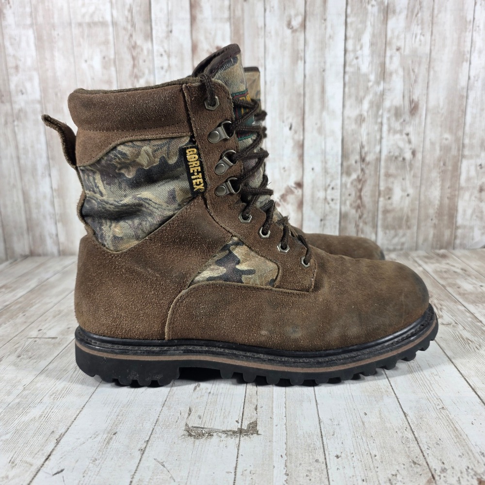 RedHead‎ Bone-Dry Gore-Tex Thinsulate Hunting Boots Mens 10M Brown Camo 05033